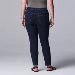 Plus Size Simply Vera Vera Wang Mid-Rise Skinny Jeans -LC Lauren Conrad shop 4916957 ALT