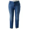 Plus Size Simply Vera Vera Wang Mid-Rise Skinny Jeans -LC Lauren Conrad shop 4916957 Mephis