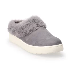 LC Lauren Conrad Gabriellaa Women's Faux-Fur Mules -LC Lauren Conrad shop 4974927 Gray