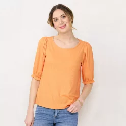 Women's LC Lauren Conrad Puff Sleeve Top