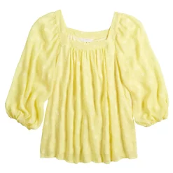 Petite LC Lauren Conrad Squareneck Peasant Top 9 Petite LC Lauren Conrad Squareneck Peasant Top -LC Lauren Conrad shop 5232919 ALT5