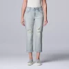 Women's Simply Vera Vera Wang Relaxed Boyfriend Jean Capri 1 Women's Simply Vera Vera Wang Relaxed Boyfriend Jean Capri -LC Lauren Conrad shop 5257118 Joline