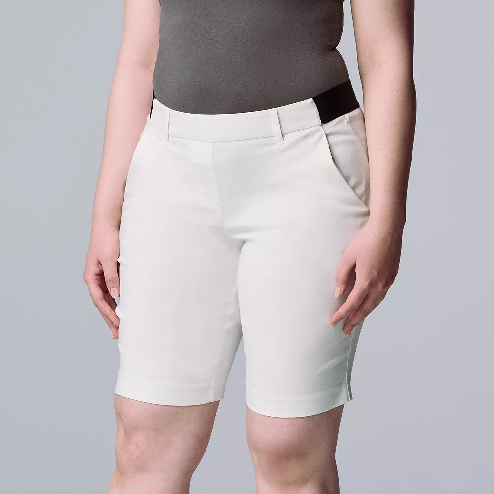 Women's Simply Vera Vera Wang City Pull-On Shorts 6 Women's Simply Vera Vera Wang City Pull-On Shorts - Image 4