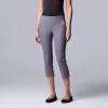 Women's Simply Vera Vera Wang Simply Modern Capri Pants