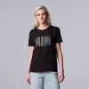 Women's Simply Vera Vera Wang Pride Tee 1 Women's Simply Vera Vera Wang Pride Tee -LC Lauren Conrad shop 5518302 Love Is Love