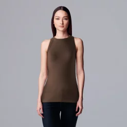 Simply Vera Vera Wang Essential Tank -LC Lauren Conrad shop 5518644 Beau Brown