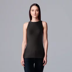 Simply Vera Vera Wang Essential Tank -LC Lauren Conrad shop 5518644 Vera Black