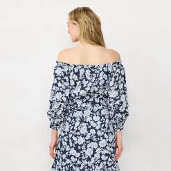 Women's LC Lauren Conrad Off-The-Shoulder Puff Sleeve Top 9 Women's LC Lauren Conrad Off-The-Shoulder Puff Sleeve Top -LC Lauren Conrad shop 5534000 ALT