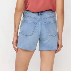 Women's LC Lauren Conrad Super High Rise Cut-Off Denim Shorts 7 Women's LC Lauren Conrad Super High Rise Cut-Off Denim Shorts -LC Lauren Conrad shop 5536035 ALT