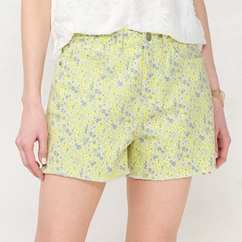 Women's LC Lauren Conrad High Rise Cut-Off Shorts 4 Women's LC Lauren Conrad High Rise Cut-Off Shorts - Image 2