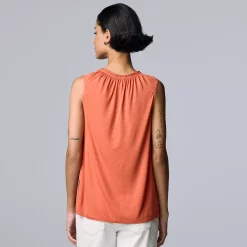 Women's Simply Vera Vera Wang Shirred Tank -LC Lauren Conrad shop 5561492 ALT