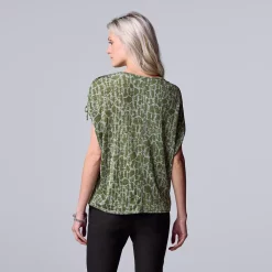 Women's Simply Vera Vera Wang Ruched-Shoulder Dolman Tee 15 Women's Simply Vera Vera Wang Ruched-Shoulder Dolman Tee -LC Lauren Conrad shop 5561866 ALT