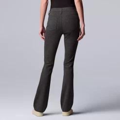 Women's Simply Vera Vera Wang High-Rise Ponte Bootcut Pants -LC Lauren Conrad shop 5572813 ALT