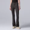 Women's Simply Vera Vera Wang High-Rise Ponte Bootcut Pants 2 Women's Simply Vera Vera Wang High-Rise Ponte Bootcut Pants -LC Lauren Conrad shop 5572813 Cannonball Heather