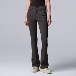 Women's Simply Vera Vera Wang High-Rise Ponte Bootcut Pants