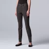 Women's Simply Vera Vera Wang High-Rise Ponte Skinny Pants -LC Lauren Conrad shop 5577522 Cannonball Heather