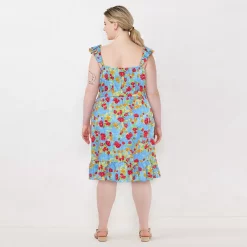 Plus Size LC Lauren Conrad Surplice Faux-Wrap Dress 9 Plus Size LC Lauren Conrad Surplice Faux-Wrap Dress -LC Lauren Conrad shop 5584050 ALT