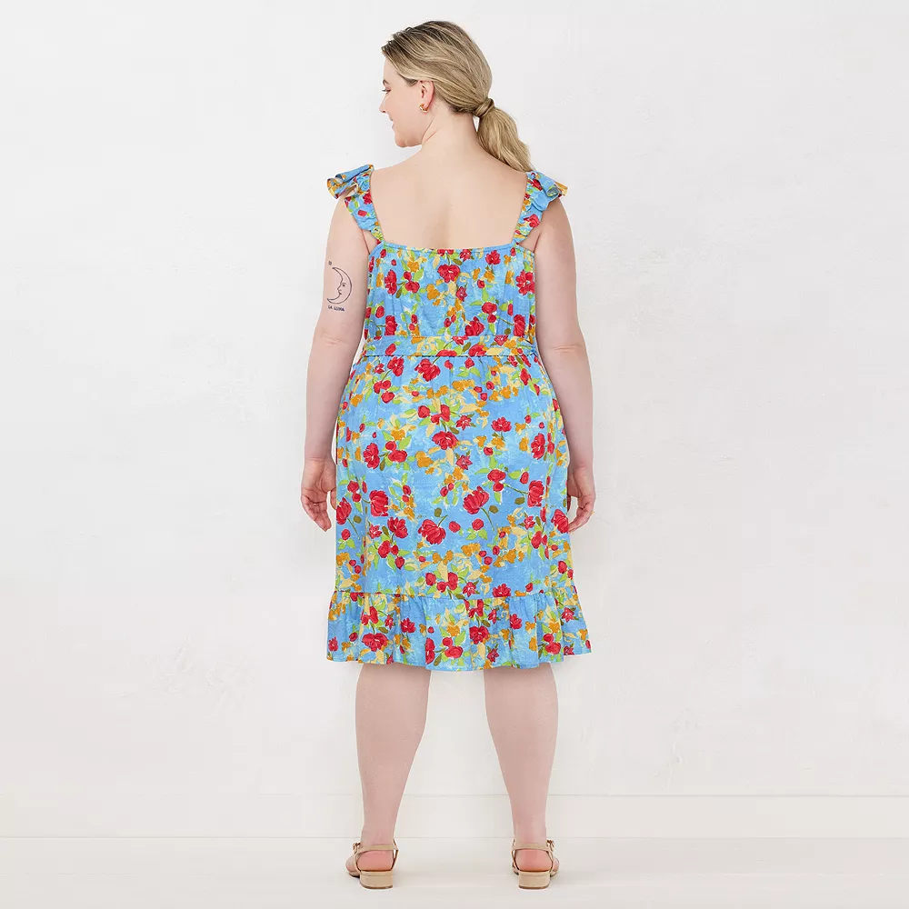 Plus Size LC Lauren Conrad Surplice Faux-Wrap Dress 6 Plus Size LC Lauren Conrad Surplice Faux-Wrap Dress - Image 4