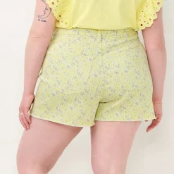 Plus Size LC Lauren Conrad High-Waisted Cut Off Shorts -LC Lauren Conrad shop 5584501 ALT