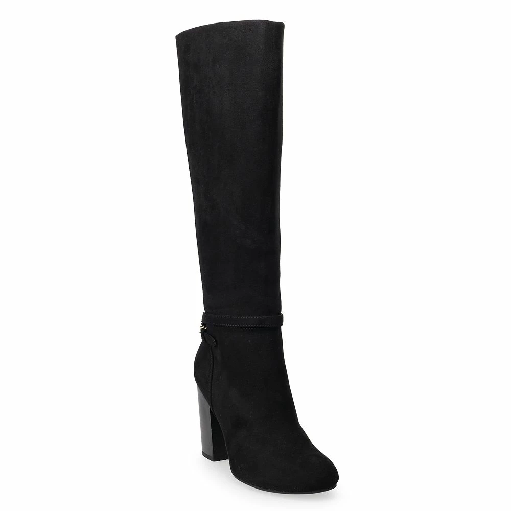 LC Lauren Conrad Scone Heeled Women's Tall Boots 3 LC Lauren Conrad Scone Heeled Women's Tall Boots