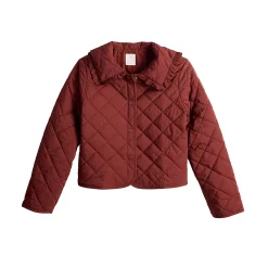 Women's LC Lauren Conrad Ruffle Quilted Jacket -LC Lauren Conrad shop 5659329 ALT5