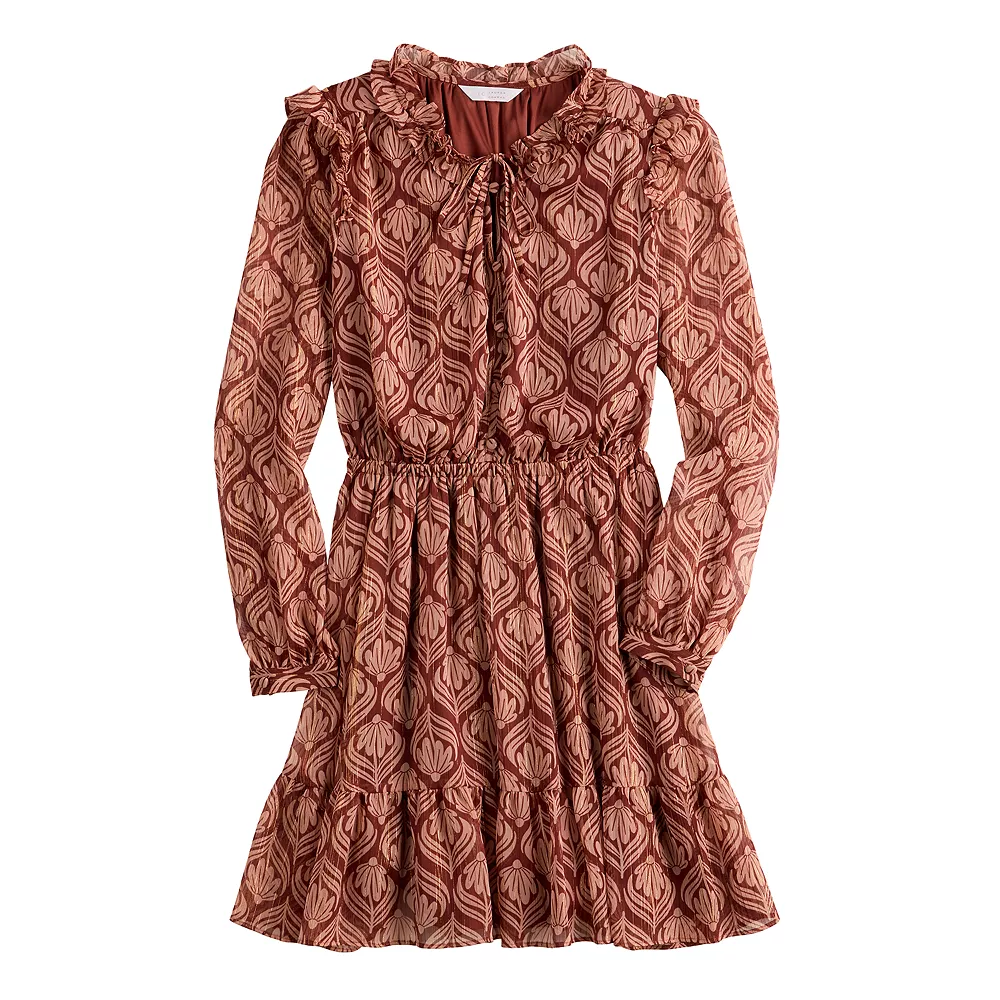 Women's LC Lauren Conrad Ruffle Shirt Dress 10 Women's LC Lauren Conrad Ruffle Shirt Dress - Image 8