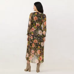 Women's LC Lauren Conrad High-Low Hem Faux-Wrap Maxi Dress -LC Lauren Conrad shop 5674222 ALT