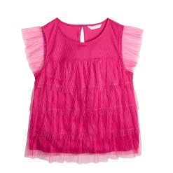 Women's LC Lauren Conrad Tiered Ruffle Top 13 Women's LC Lauren Conrad Tiered Ruffle Top -LC Lauren Conrad shop 5684745 ALT5