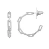LC Lauren Conrad Rectangular Links Nickel Free Hoop Earrings -LC Lauren Conrad shop 5684828