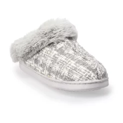 LC Lauren Conrad Tweed Collar Clog Slippers 10 LC Lauren Conrad Tweed Collar Clog Slippers -LC Lauren Conrad shop 5697234 Gray