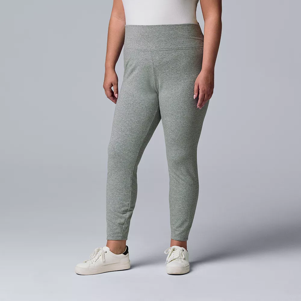 Simply Vera Vera Wang Women's High Rise Leggings 4 Simply Vera Vera Wang Women's High Rise Leggings - Image 2