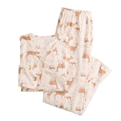 Women's LC Lauren Conrad Long Sleeve Henley Pajama Top & Pajama Pants Sleep Set 13 Women's LC Lauren Conrad Long Sleeve Henley Pajama Top & Pajama Pants Sleep Set -LC Lauren Conrad shop 5725515 ALT5