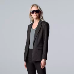 Women's Simply Vera Vera Wang Ponte Blazer -LC Lauren Conrad shop 5787705 Broken Herringbone