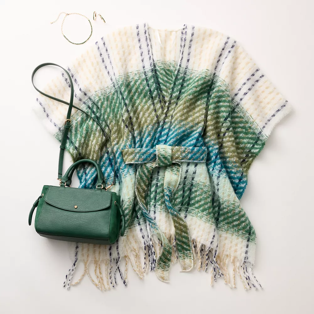 Women's LC Lauren Conrad Twill Belted Topper 6 Women's LC Lauren Conrad Twill Belted Topper - Image 4