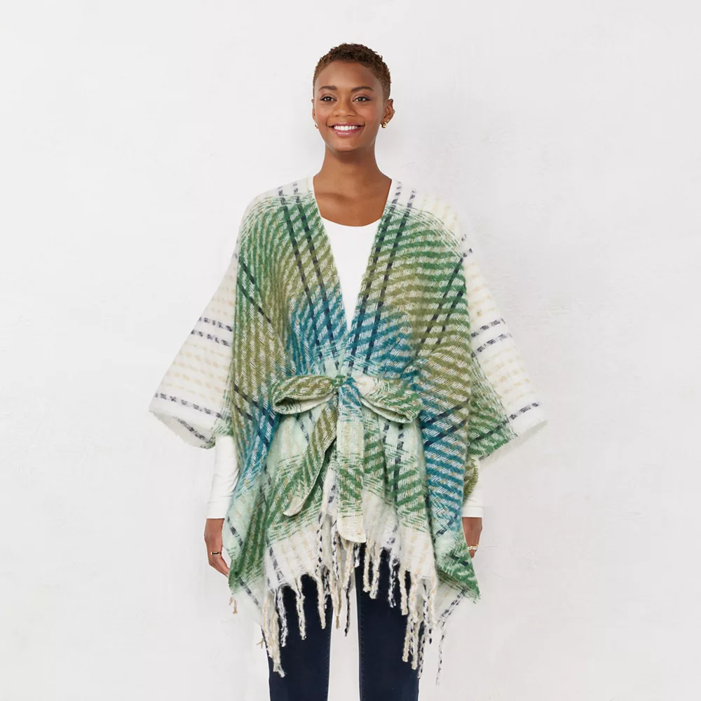 Women's LC Lauren Conrad Twill Belted Topper 3 Women's LC Lauren Conrad Twill Belted Topper