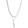 Simply Vera Vera Wang Silver Tone Blue & White Crystal Celestial Charms Multi-Strand Necklace 1 Simply Vera Vera Wang Silver Tone Blue & White Crystal Celestial Charms Multi-Strand Necklace -LC Lauren Conrad shop 5895468