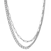 Simply Vera Vera Wang Silver Tone Double-Layer Chain Necklace -LC Lauren Conrad shop 5895895