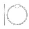 Simply Vera Vera Wang Silver Tone Curb Chain Hoop Earrings 1 Simply Vera Vera Wang Silver Tone Curb Chain Hoop Earrings -LC Lauren Conrad shop 5895898