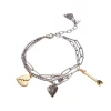 Simply Vera Vera Wang 2-Row Charm Bracelet -LC Lauren Conrad shop 5896166