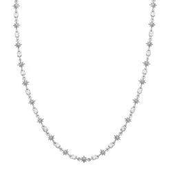 Simply Vera Vera Wang Silver Tone Starburst Choker Necklace