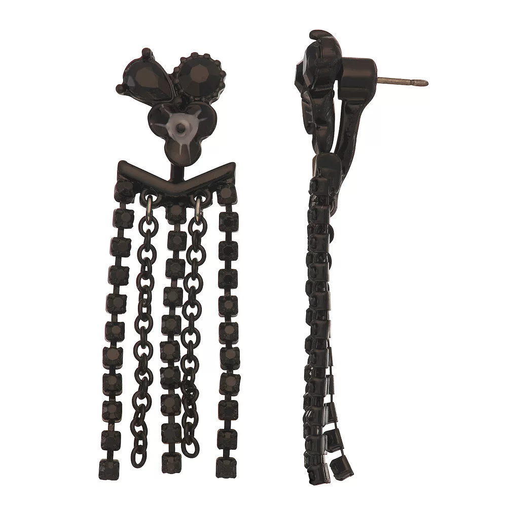 Simply Vera Vera Wang Silver-Tone Floral Linear Stud Earrings 3 Simply Vera Vera Wang Silver-Tone Floral Linear Stud Earrings