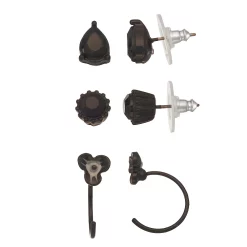 Simply Vera Vera Wang Silver-Tone Earring Trio